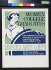Women College Graduates: Women's Army Corps