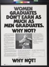 Women Graduates don't earn as much as men graduates. Why not?