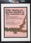Public Hearing on Nuclear Hazards of the Livermore Lab