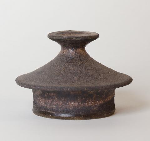 Pot with Lid and Repeating Design