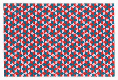 untitled (geometric print paper)
