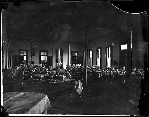 Interior of Dining Room at Laramie, No. 1