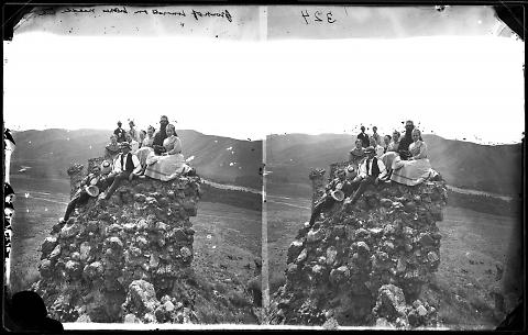 Group of Tourists on Witches Needle, Echo
