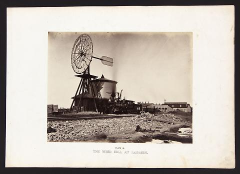 The Wind Mill At Laramie from The Great West Illustrated in a Series of Photographic Views Across the Continent