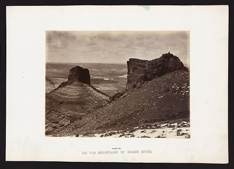 On The Mountains of Green River from The Great West Illustrated in a Series of Photographic Views Across the Continent