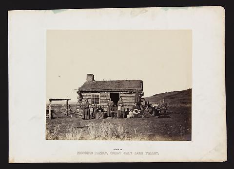 Mormon Family, Great Salt Lake Valley from The Great West Illustrated in a Series of Photographic Views Across the Continent