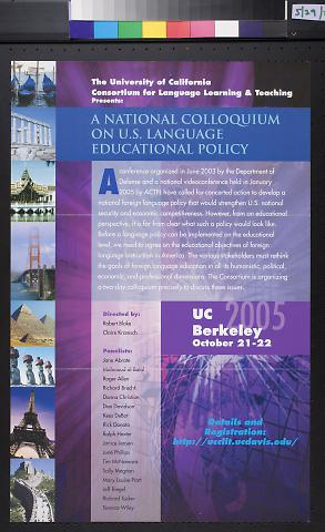 A national colloquium on U.S. language educational policy