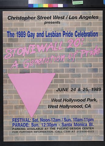 Stonewall 20: A Generation of Pride
