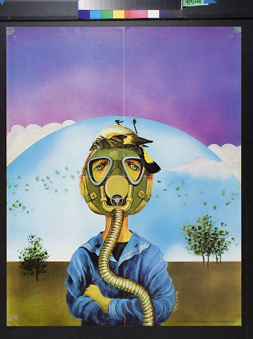 untitled (figure in a gas mask)