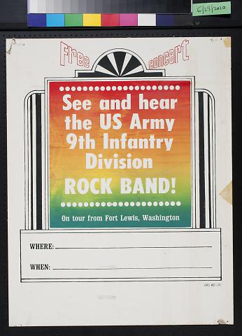 See and Hear the US Army 9th Infantry Division Rock Band!