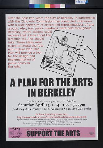 A Plan for the Arts in Berkeley