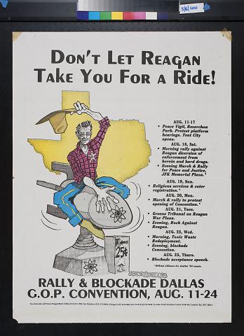 Don't Let Reagan Take You For A Ride
