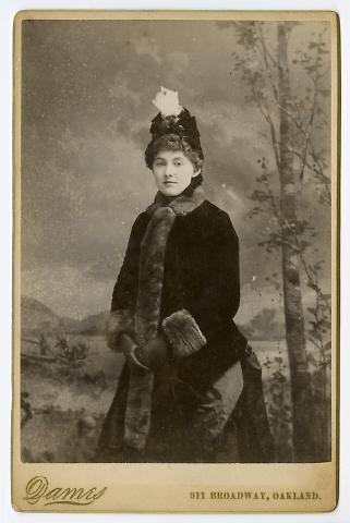 Untitled (Young Woman in Winter Dress)